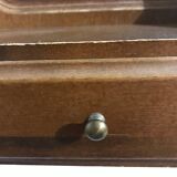 Wooden dressing mirror with drawer