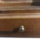 Miroir coiffeuse en bois avec tiroir