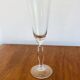 6 limited edition champagne flutes, new Arques crystal