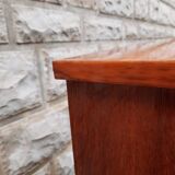 Bedside table in veneer varnished wood