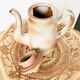 Enamelled stoneware coffee maker