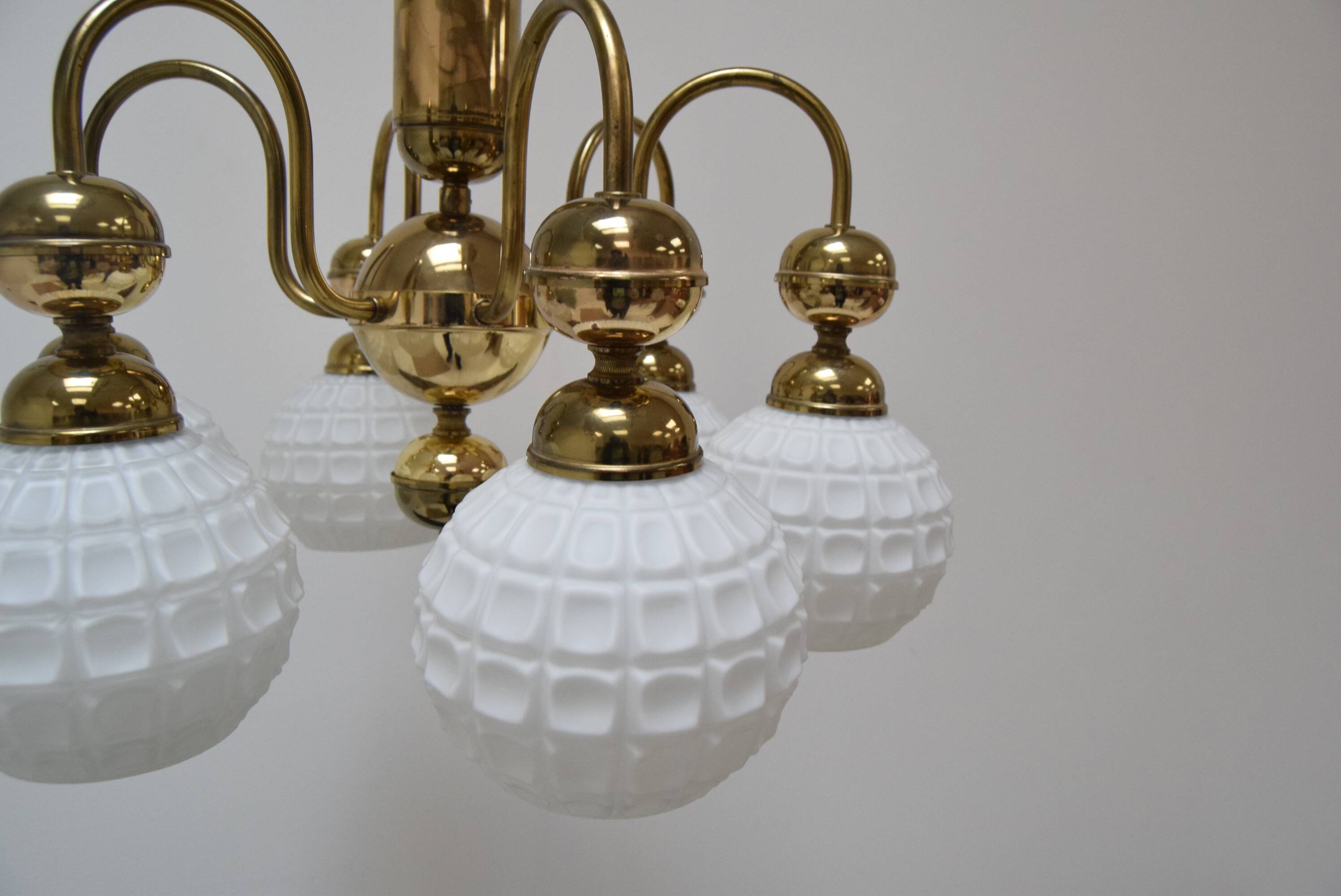 Mid-century Chandelier by Kamenicky Senov, Czechoslovakia, 1970's.