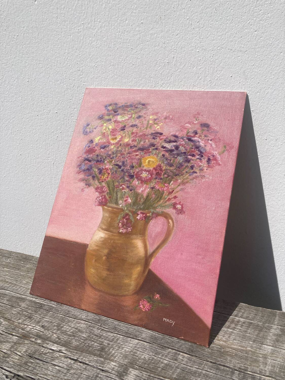 Bouquet of flowers oil painting