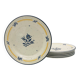 6 dessert plates, "Staffordshire" (England).