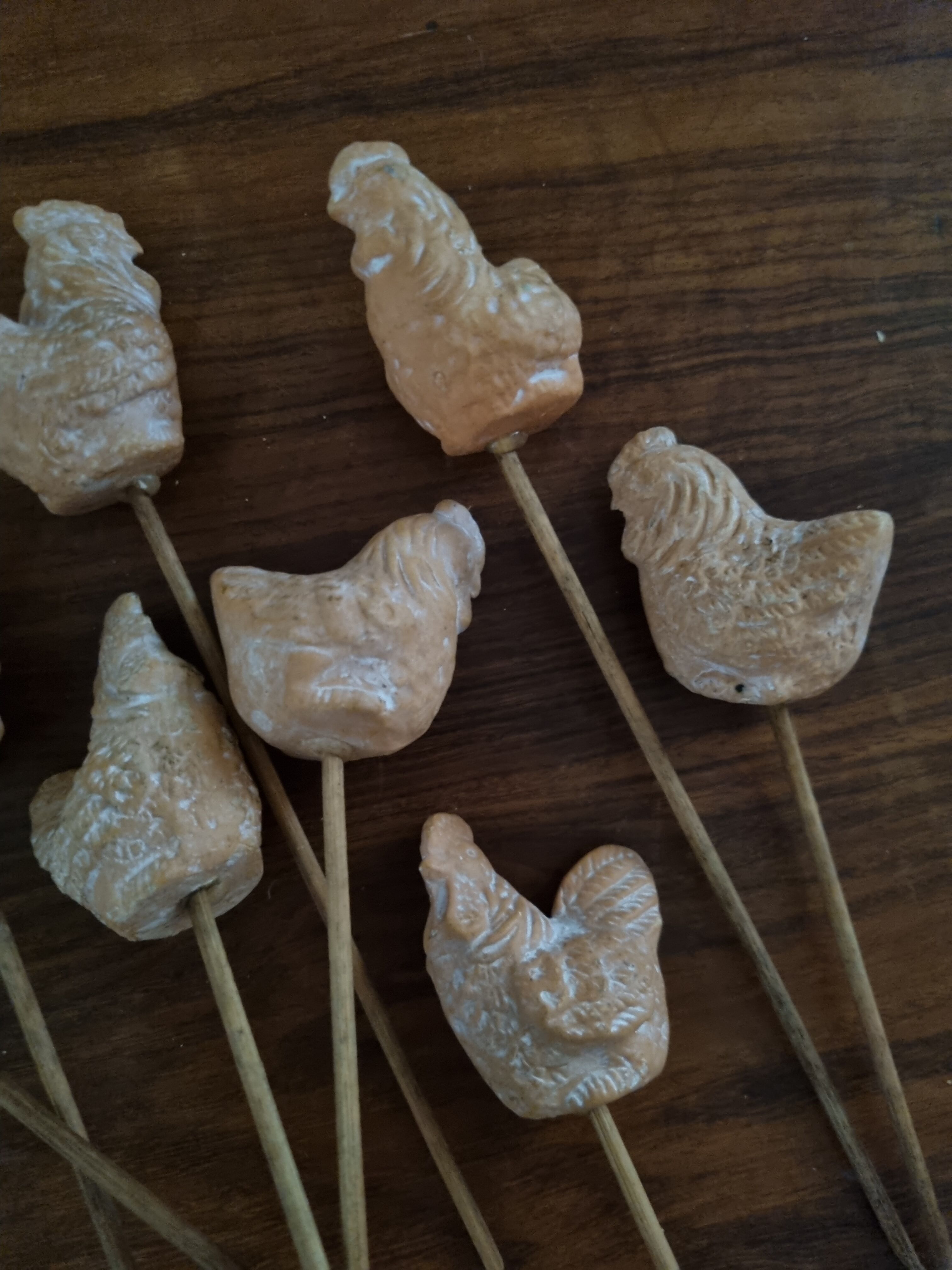 Terracotta garden decorations