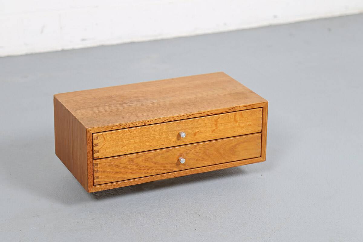 Model 128 Wall Console in Teak by Kai Kristianen for Aksel Kjersgaard