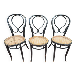 3 chaises bistrot Fischel