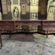 Louis XV walnut style flat desk