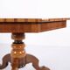 Octagonal column table - lamp table - decorated with intarsia - Italy - 1850s