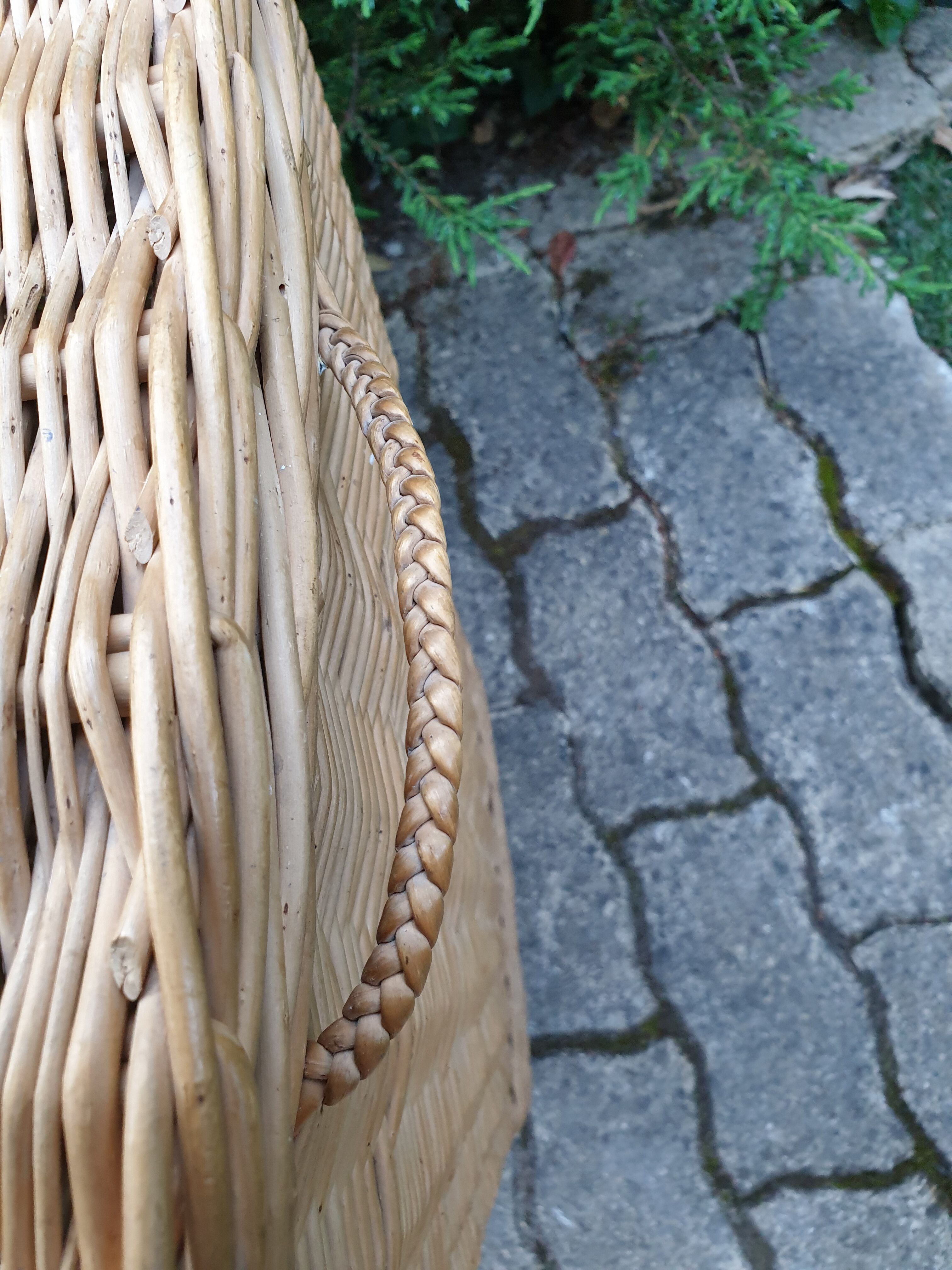 Wicker basket or laundry basket