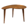 Vintage Scandinavian bean side table with wooden tapered legs.