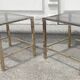 Pair side tables design sofa ends