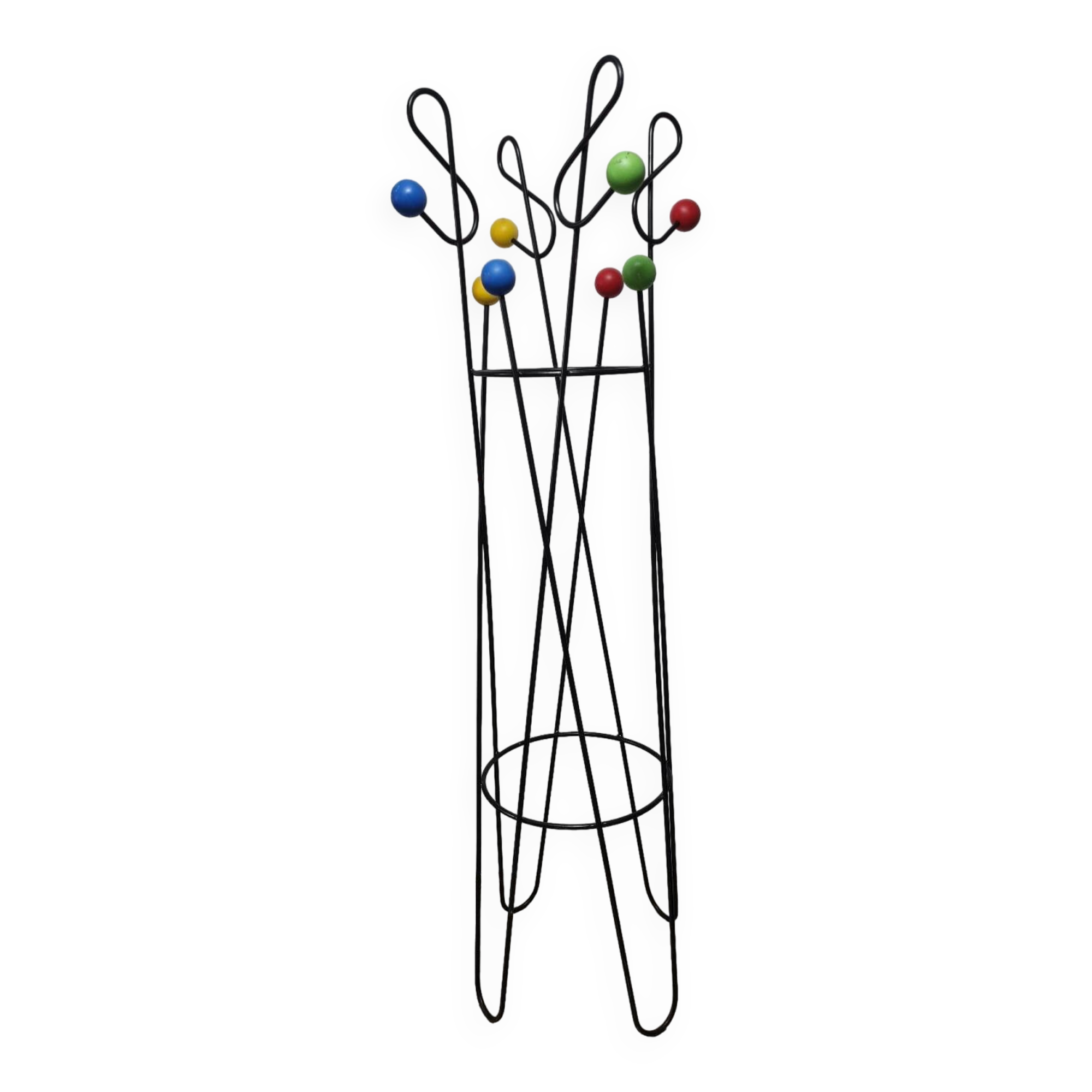 Treble clef coat rack