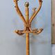 Vintage "parrot" coat rack in bamboo and rattan