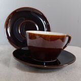 Breakfast cup and 2 subcups, Villeroy & Boch, Luxembourg model