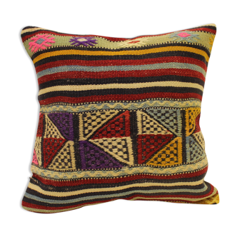 45x45 cm kilim cushion,vintage cushion cover