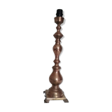 Pied de lampe à poser en laiton années 70-80