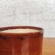 Glazed stoneware salad bowl