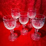 Set of 5 etzel bitche crystal wine glasses