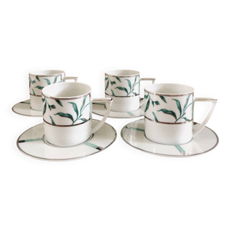 Service à café porcelaine signé Rémy Letang