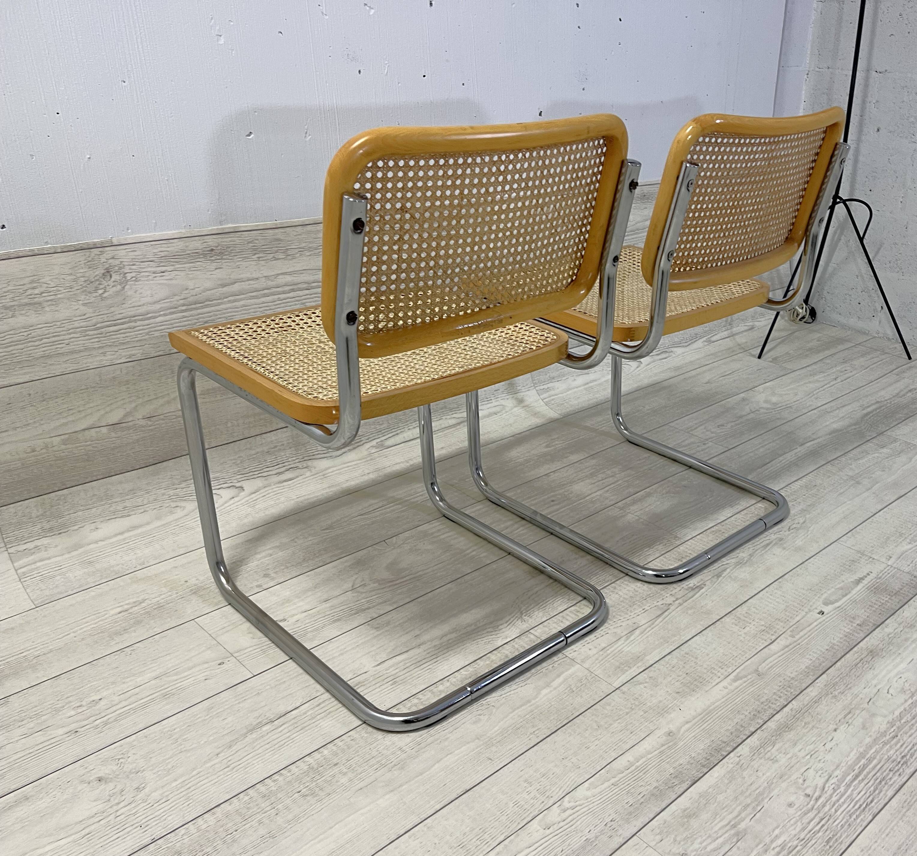 6 Cesca B32 Chairs Marcel Breuer