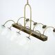 Mid-Century Venini Reticello Glass Chandelier, 8 Arms, Murano, Italy 1940s