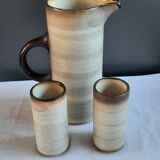 Pitcher and glasses