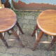 Paire de tabourets de bar vintage