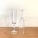 Champagne flutes - cristal d'arques - Auteuil model - vintage