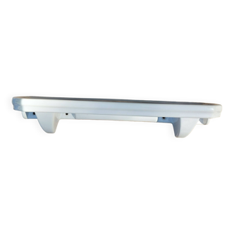 Bathroom Wall Shelf in Art Deco White Porcelain