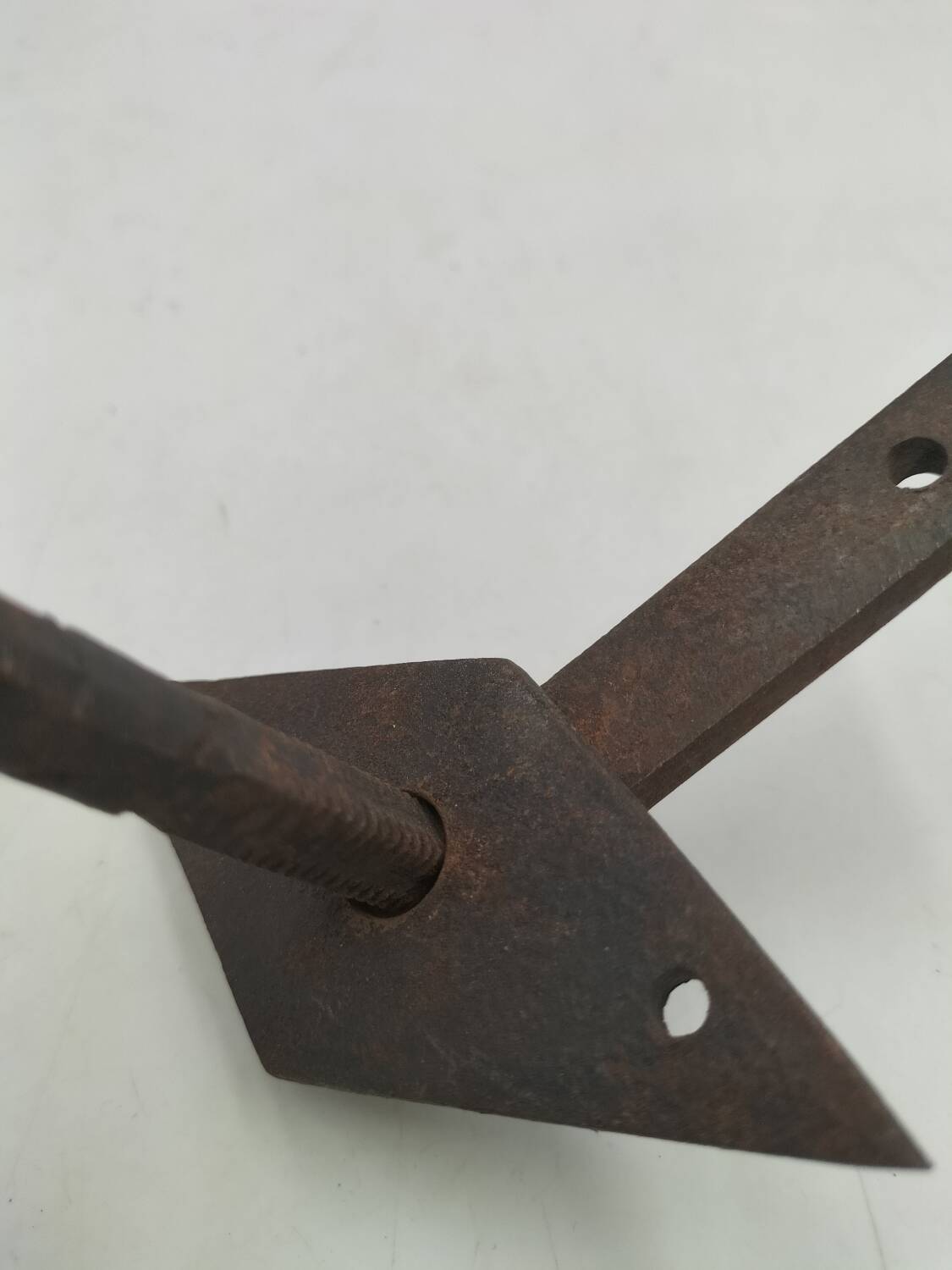 Old wrought iron door knocker