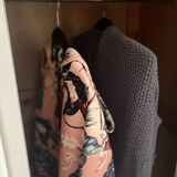 Parisian Art Deco period armoire – cream patina