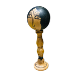 Bilboquet silhouette old woman