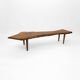 Table basse arbre vintage Live Edge 1960 Bois 1970
