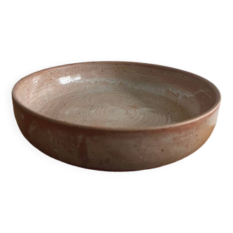 Handmade stoneware hollow dish 27cm