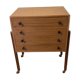 Meuble de métier vintage sur roulettes années 60-70
