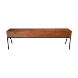 Console iron and solid wood