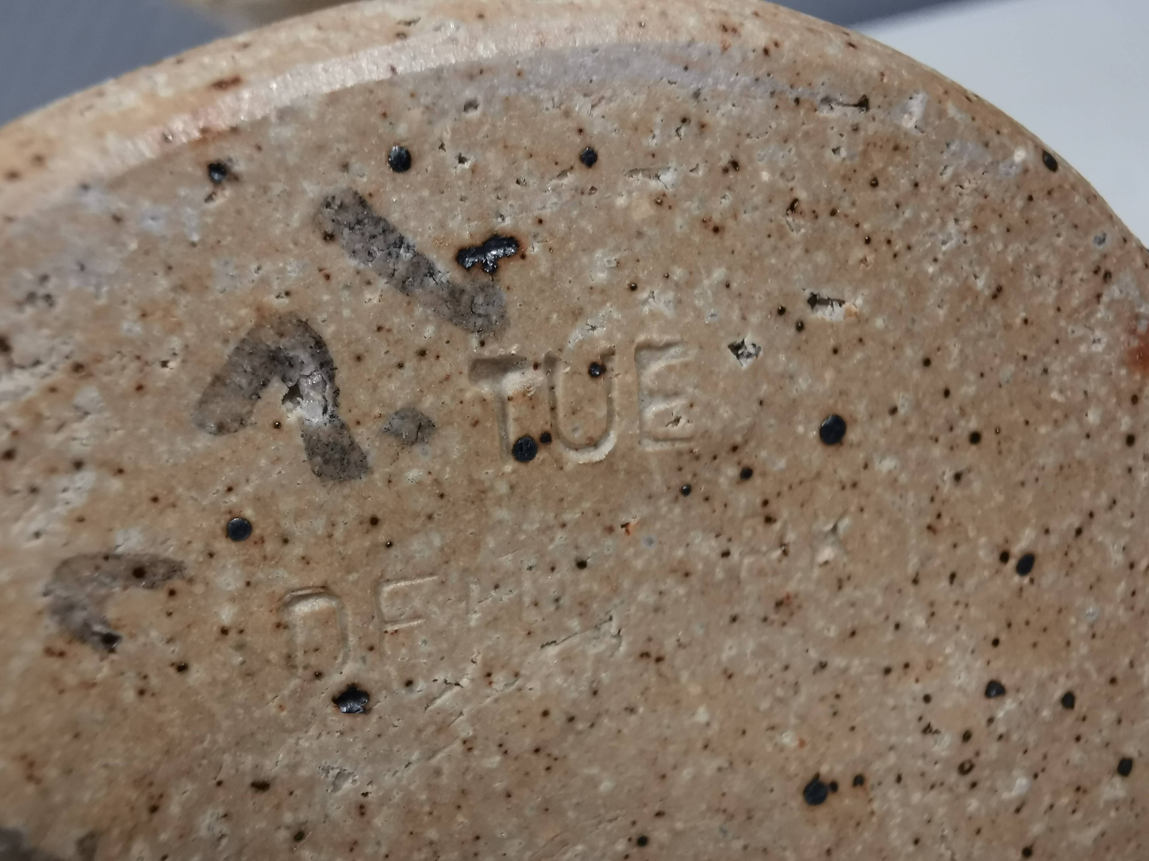 A set of beautiful ceramic candle holders from Danish Tue Poulsen.