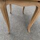 Small dining table, extendable Louis XV kitchen table, stripped oak.