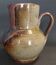 Glazed terracotta pitcher from the 20th century.