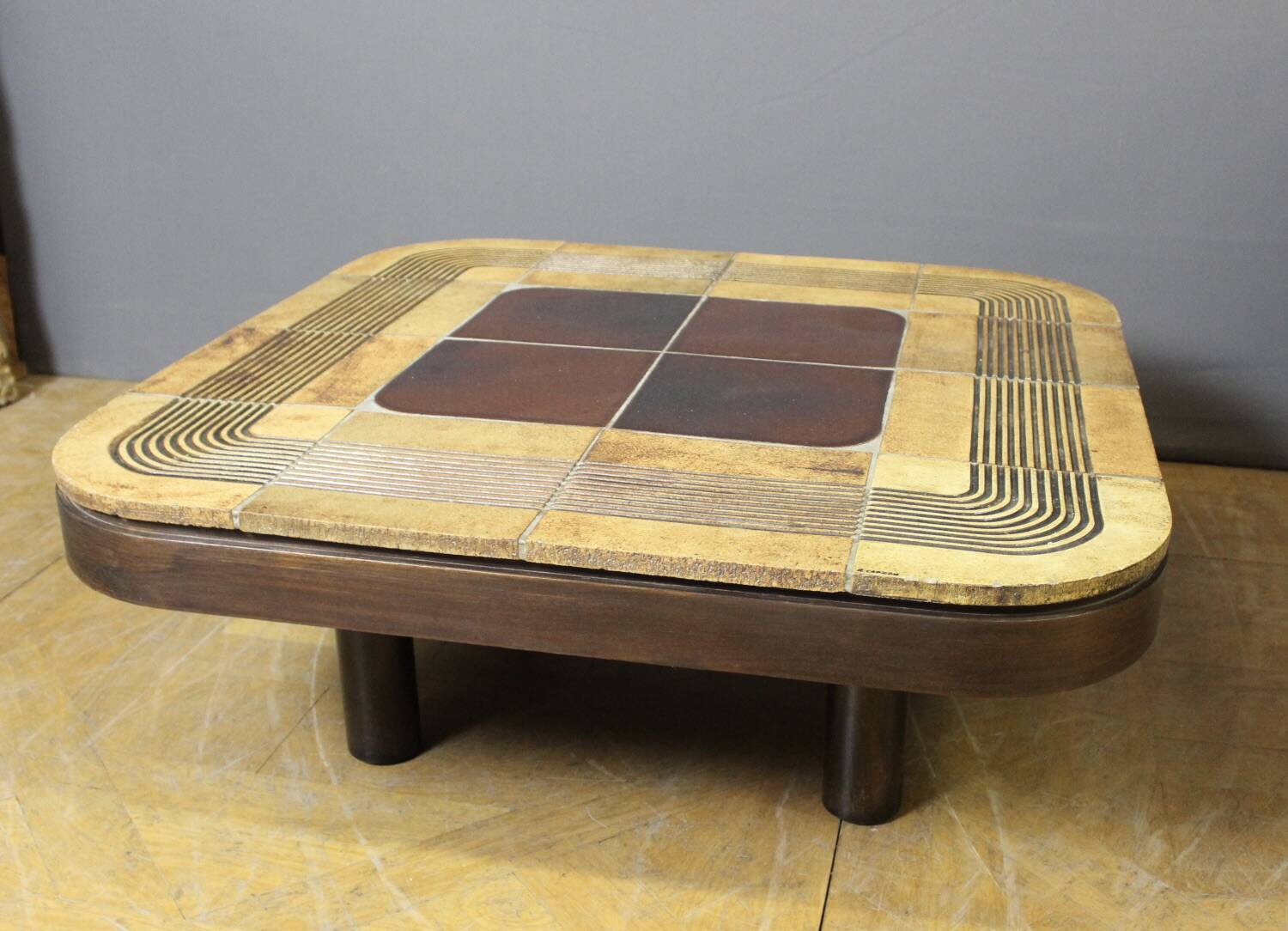 Coffee table by Roger Capron, model Mambo, 1974.