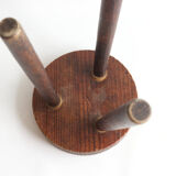 Rustic wooden stool