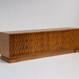 Midcentury Brutalist Oak Sideboard, Belgium