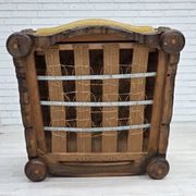 Fauteuil danois en laine et chêne massif, années 1960