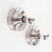 Pair of petite Disc sconces selected by Charlotte Perriand for Les Arcs