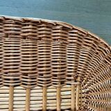 Vintage Rattan Serving Tray