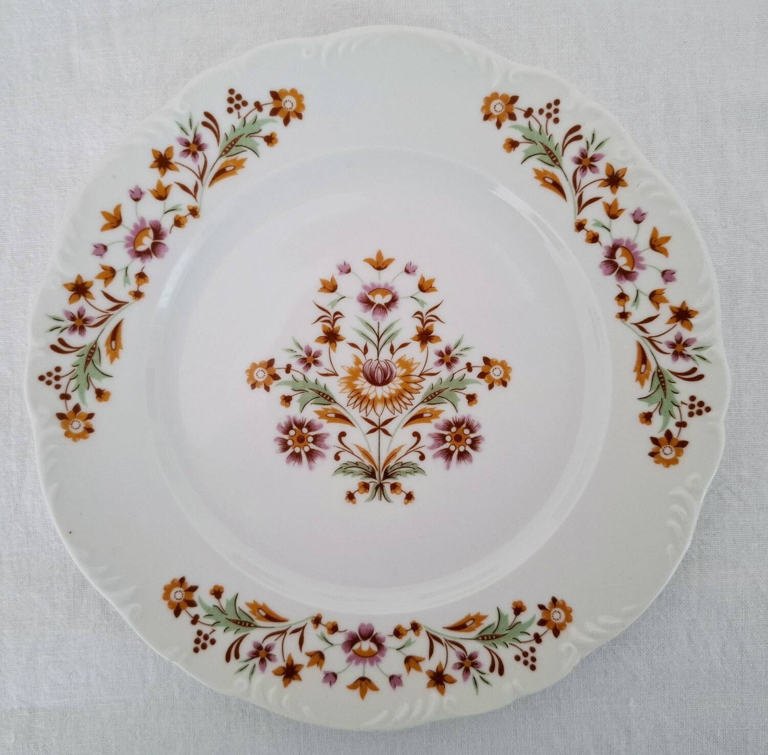 Un Service à Gâteau en Porcelaine du Berry P.L. France
