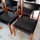 6 vintage Scandinavian teak chairs 50s 60s