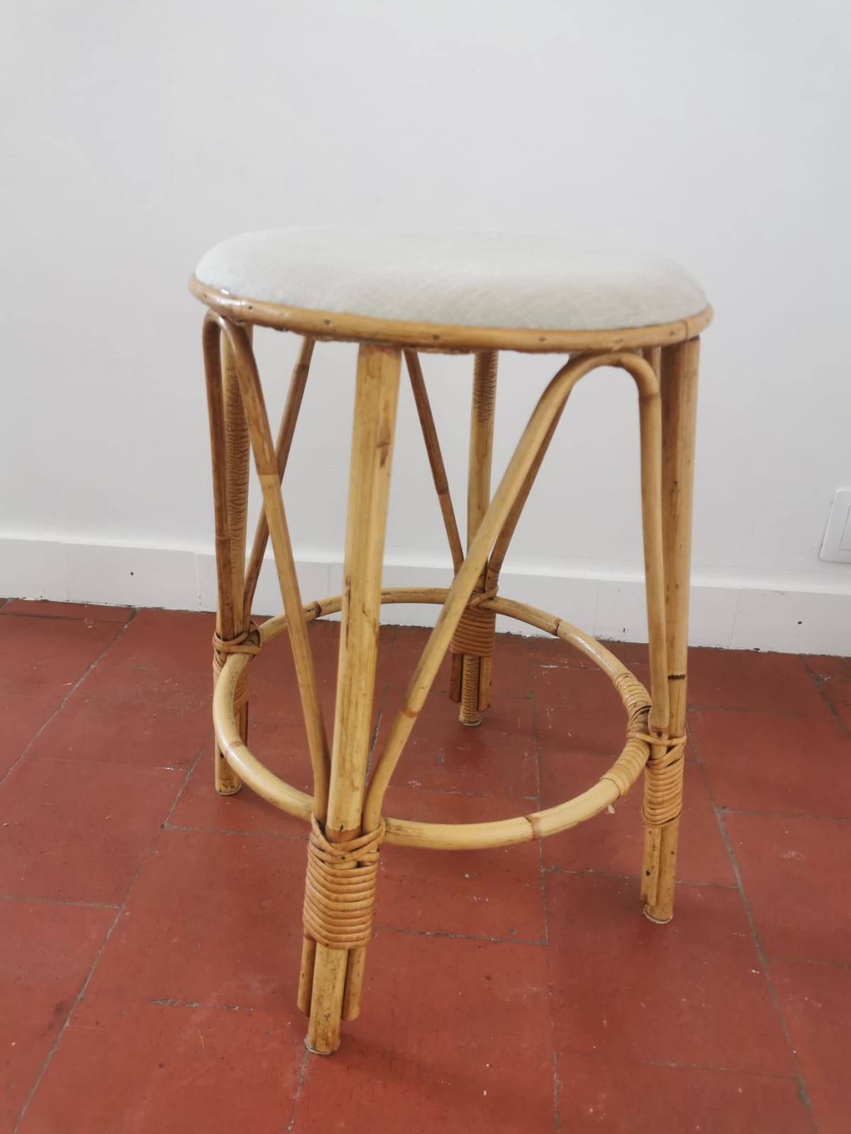 Rattan stool