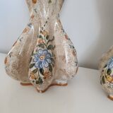 Pair of vintage earthenware vases